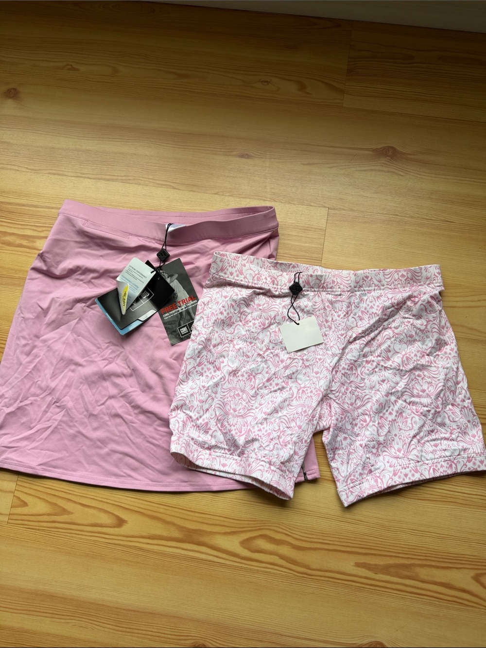 adidas Light Pink A-Line Athletic Skirt
